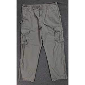 LL BEAN Allagash Cargo Pants Men's Size 36x30 Gray Natural Fit 262570